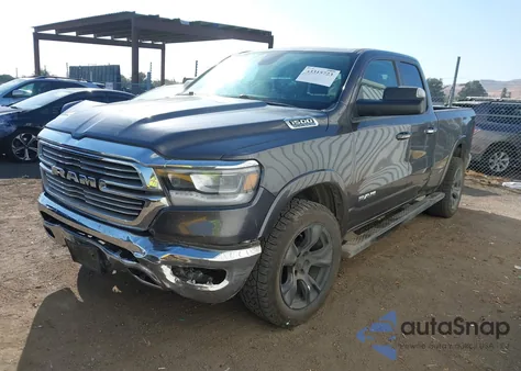 2019 Ram 1500 Laramie 4X4 6'4 Box from USA, damaged, VIN 1C6SRFDT1KN645601